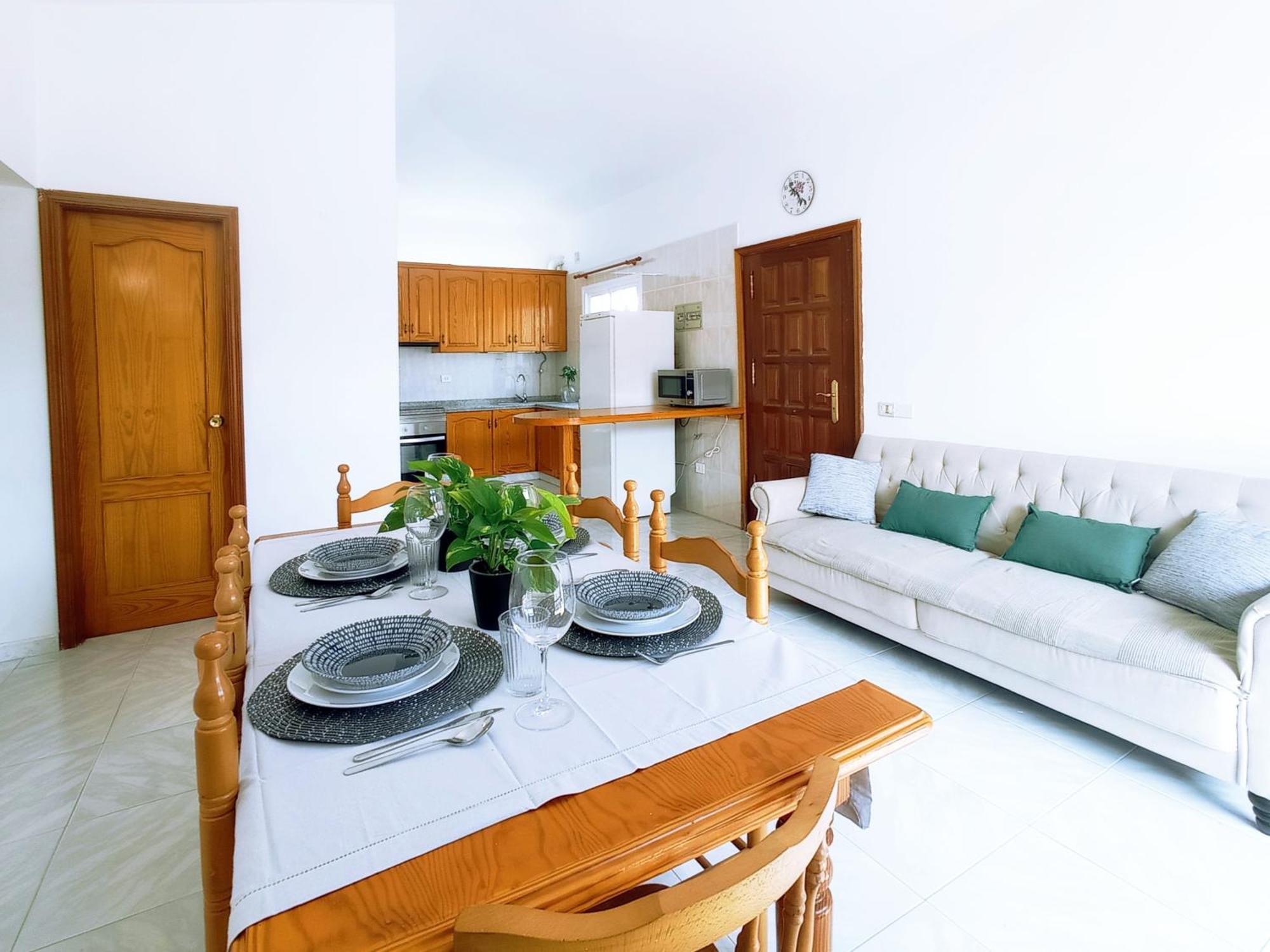 Live Abades Playa Chica & Terrace Apartment Bagian luar foto
